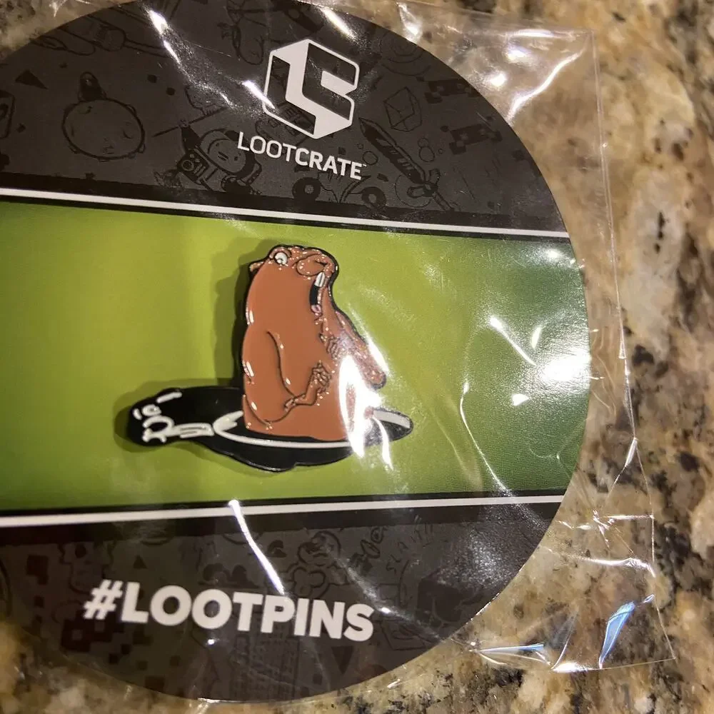 Loot Crate LootPins Groundhog Shadow Pin Groundhog Day October 2020 New Sealed